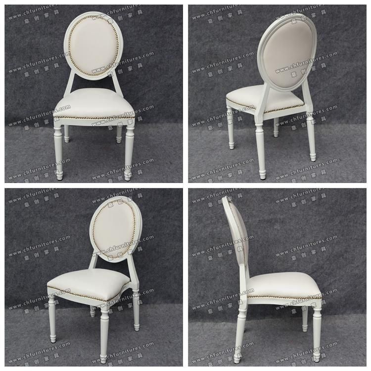 Yc-D07rental White Aluminum Modern Hotel Furniture Banquet Event Louis Wedding Chairs