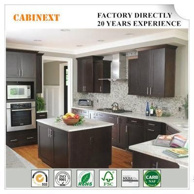 American Kitchen Furniture Solid Wood Birch Kitchen Cabinet