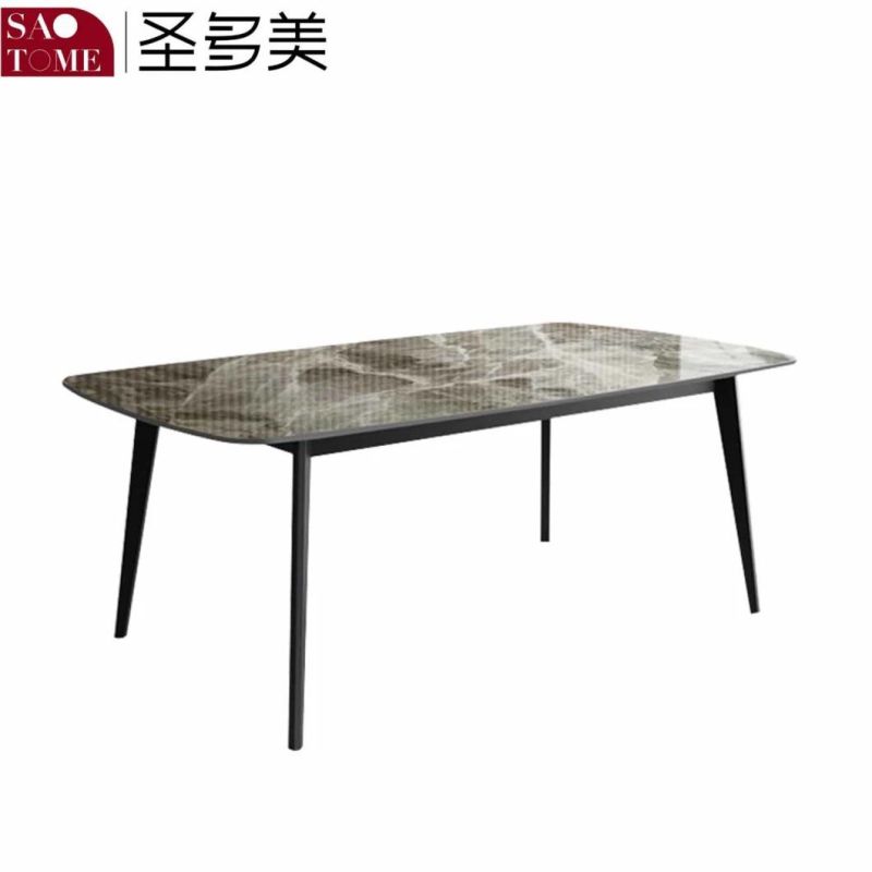 Modern Living Room Dining Room Furniture Diamond Foot Dining Table