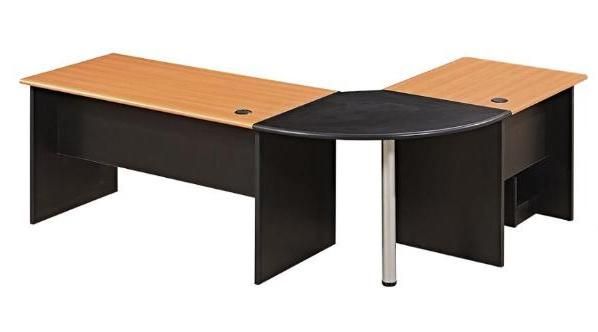 L-Shaped Classic Wooden Modern Corner Executive Office Table for Wholesale