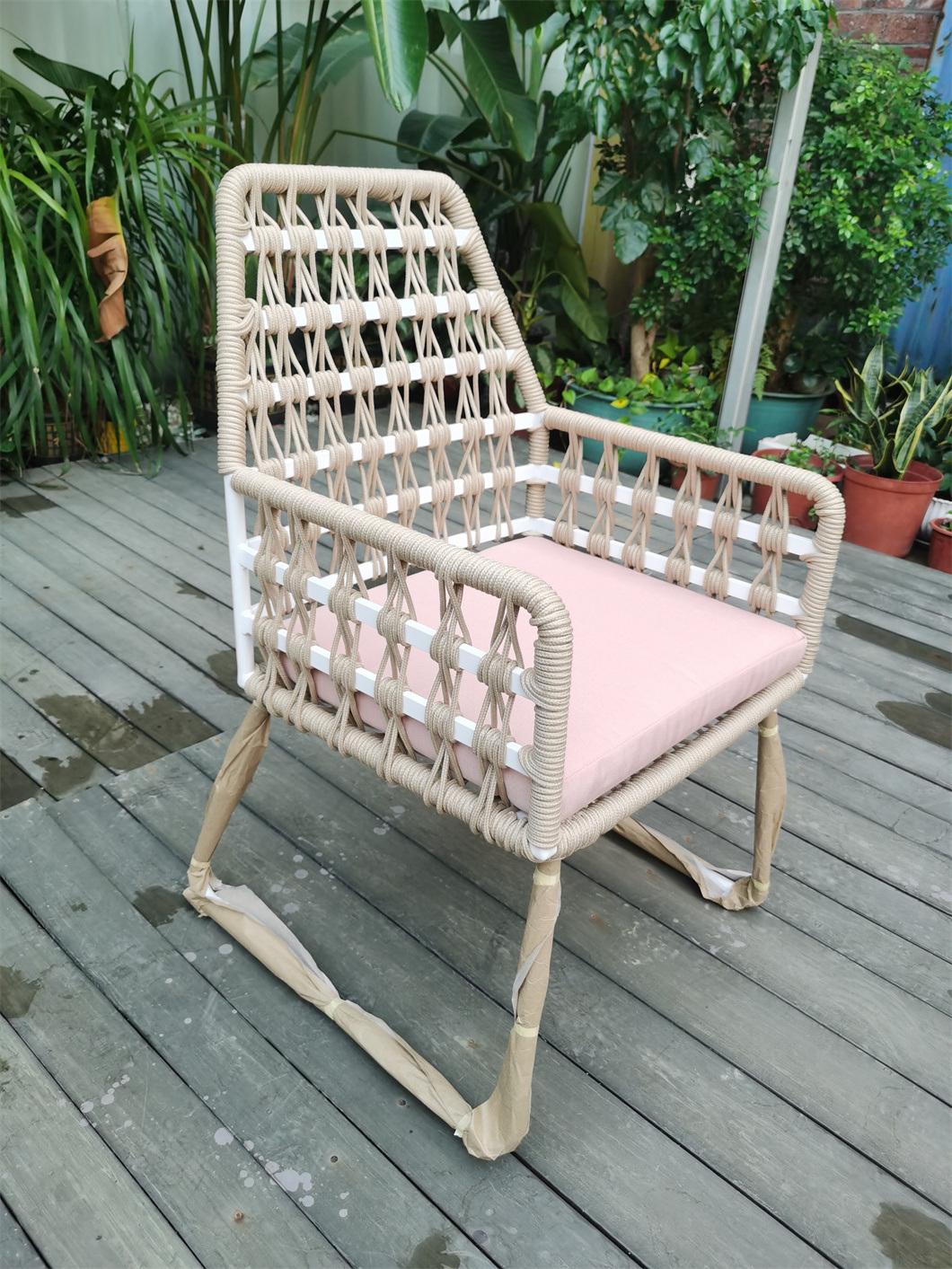 China Factory Garden Modern Style Rattan Outdoor Patio Outdoor Rattan Aluminum Furniture Chair