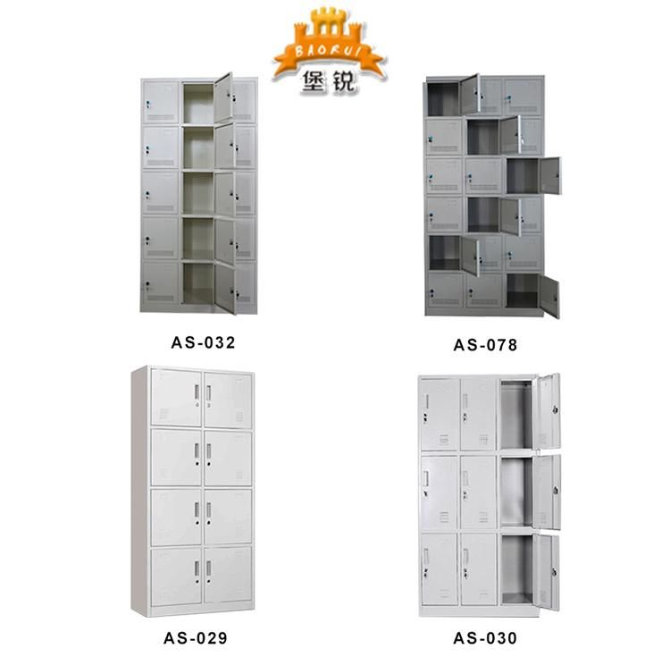 Hot Sale 9 Door Steel Wardrobe Modern Design Metal Locker