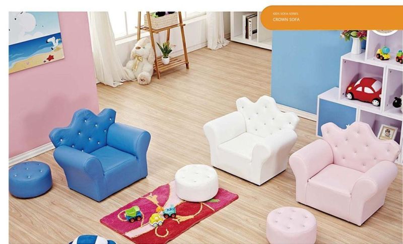 Modern Day Care Center Sofa, Child Lovely Sofa, Nursery School Kids Furniture Sofa, Leather Sofa Living Room Baby Sofa