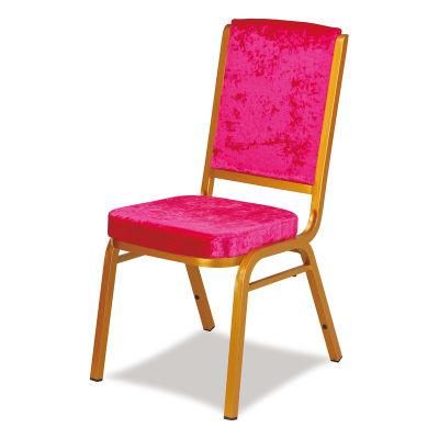 Top Furniture Foshan Metal Shine Painting Banquet Chair