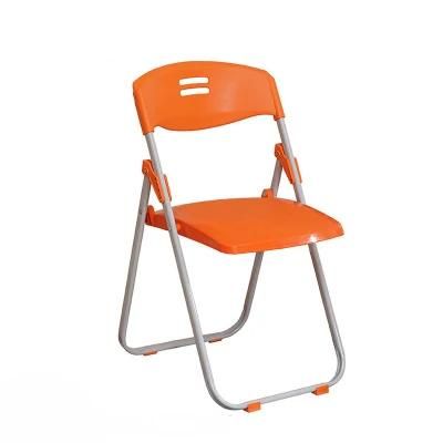 Eco-Friendly Adult Modern Office Home Simple Metal Folding Camping Plastic Chair