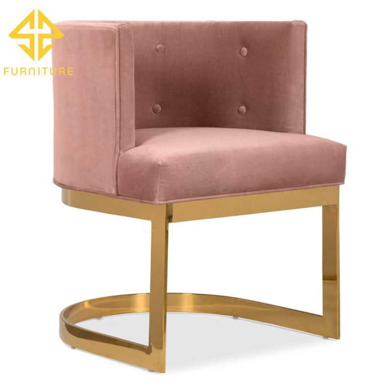 China Modern Bespoke Furniture Pink Tub Accent Event Chair