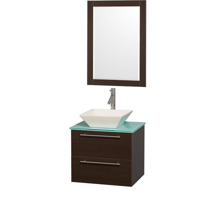 Dark Walunt Wall Hung Bathroom Furniture