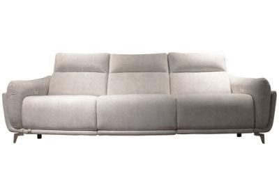 Modern Nordic Luxury Furniture Sectional Living Room Retro Recliner Sofa Set