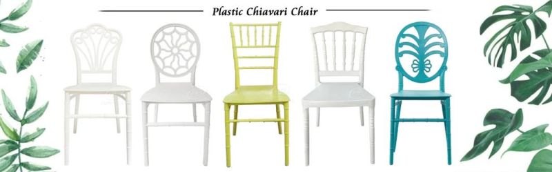 Modern Design Wedding Banquet Hotel Plastic Stackable Chiavari Chair