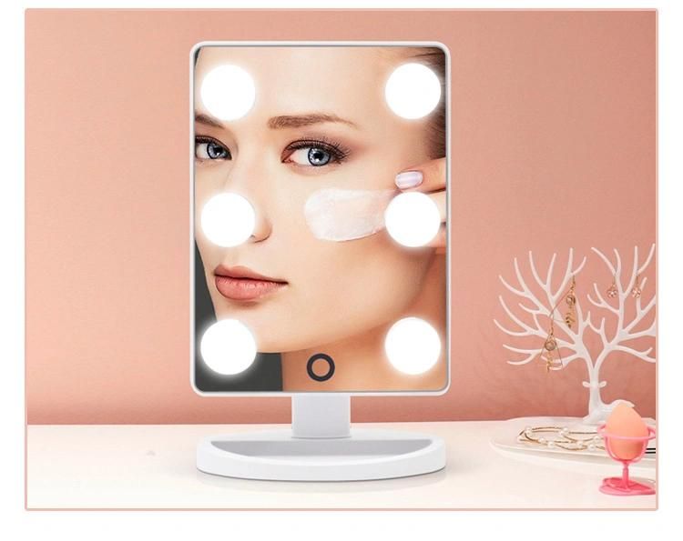 Detachable180 Degree Swivel Lighted Vanity Makeup Mirror