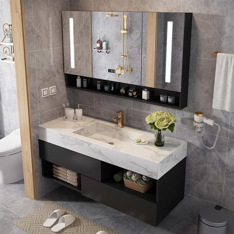 2022 New Design Rock Plate Bathroom Furniture Cabinet for Sale