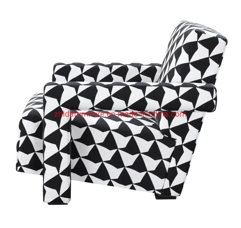 Hotel Leisure Modern Furniture Wooden Fabric Chair for Living Room