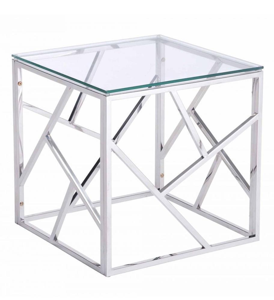 Living Room Furniture Tea Table Modern Glass Top Gold Square Coffee Table/Side Table