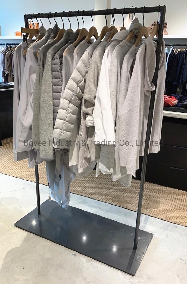 Modern Decoration Stainless Steel or Metal Retail Clothing Display Racks