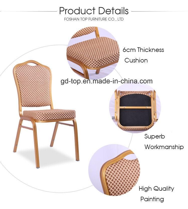 Top Furniture Metal Frame Hotel Wedding Banquet Chair