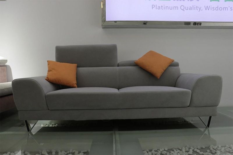 Design Modern Room Furniture Accent Chair Gray Fabric Sectional Sofa Set Apartment Furniture Set