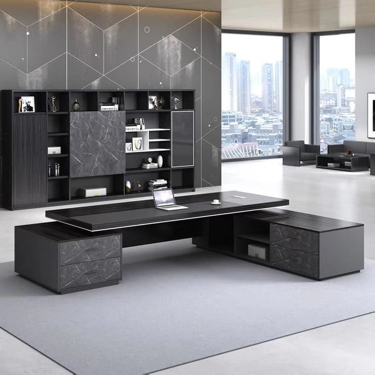 Modern Light Color Luxury Director Office Desk