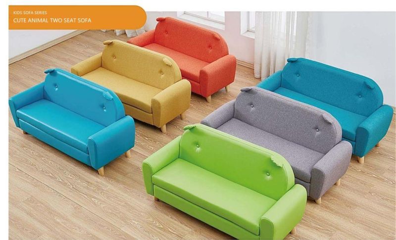 Modern Day Care Center Sofa, Child Lovely Sofa, Nursery School Kids Furniture Sofa, Leather Sofa Living Room Baby Sofa