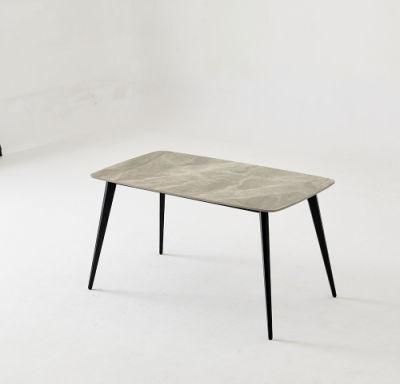 Hot Sale Carbon Steel Legs Pandora Rock Plate Table