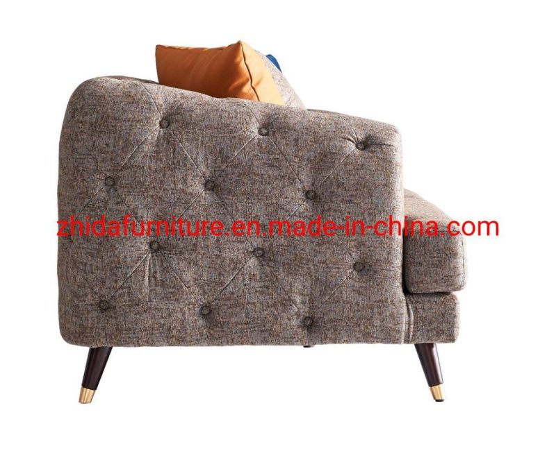 Luxury Villa 3 Seat Armrest Sofa Set for Modern Style