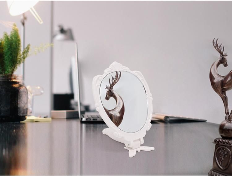 Hot Selling Delicate Pattern Framed Makeup Mirror Pocket Mirror