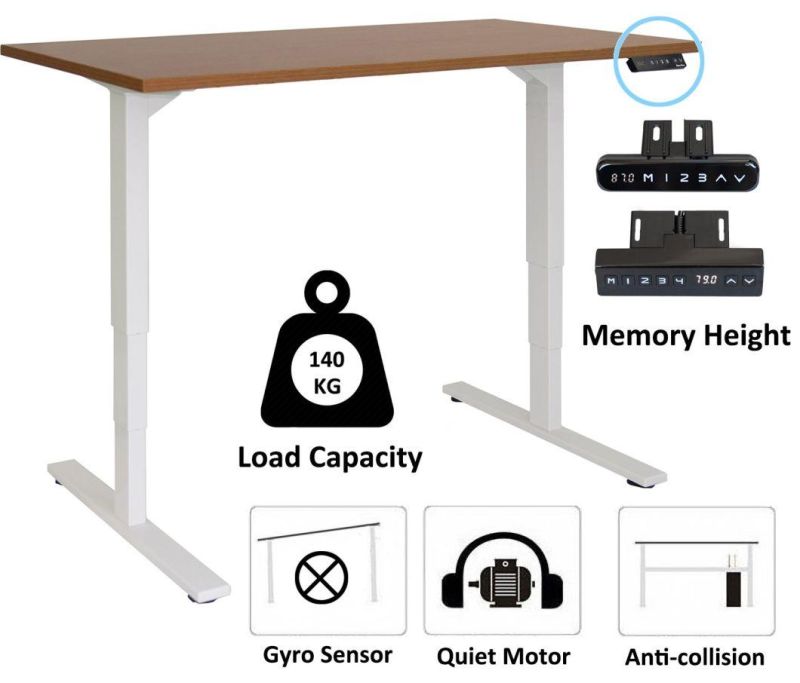 Ergonomic Best Standing Desk Frame Height Adjustable Office Furniture Desk