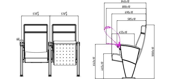 Stadium Conference Office School Classroom Church Cinema Theater Auditorium Seating