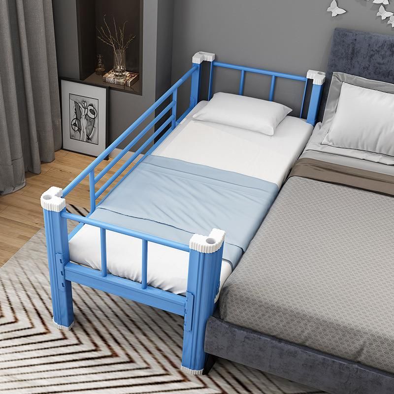 Children′s Bed Splicing Bed Widened Single-Layer Bed with Guardrail