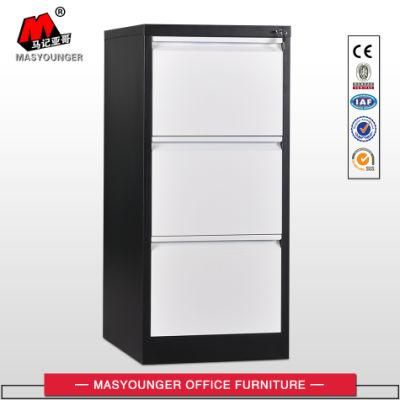 Modern Metal Furniture Know Down Metal Vertical 3 Drawer Filing Cabinet