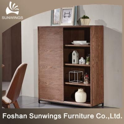 The Nordic Contracted Solid Wood Storage Side Cabinet