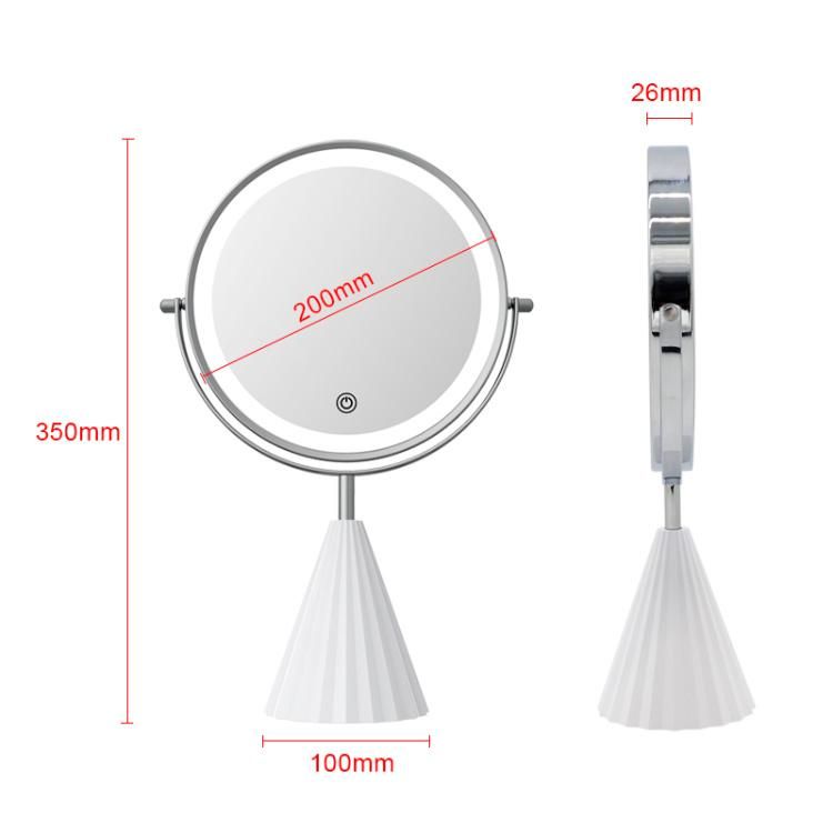 Jyd Mirror Stand Round Vanity Desktop Makeup Mirror 1/10X Magnifying