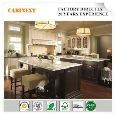 Wholesale Solid Wood Kitchen Cabinets Raised Panel Island Style