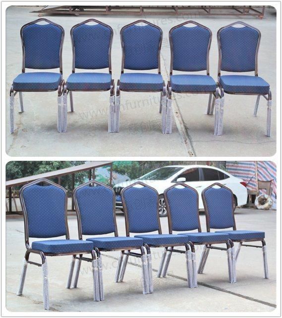 High Quality Stackable Wedding Banquet Aluminum Chair for Event and Rental Yc-Zl22