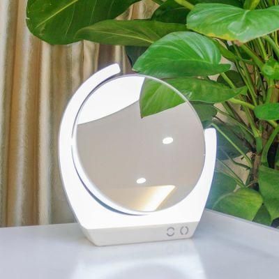 Wholesale Beauty Fashion Moon Design Desktop LED Vanity Makeup Mirror