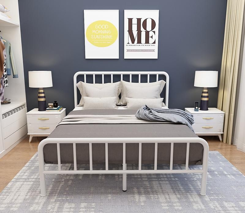 Modern Design Metal Bed Simple Metal Beds for Bedroom