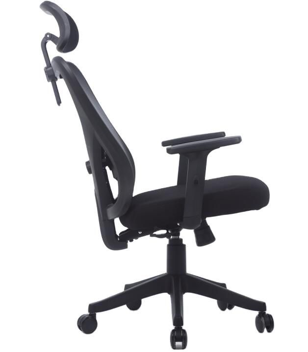 Modern Commercial Manager Chairs Lumbar Support Back Swivel Head Ergonomic Arm Rest Mesh Chair with Headrest