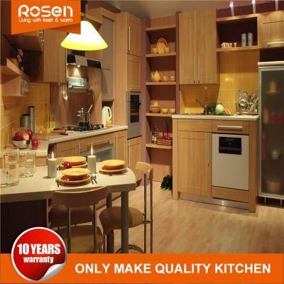 Warm Design Wood Grain MDF Melamine Finish Multifunction Kitchen Cabinet