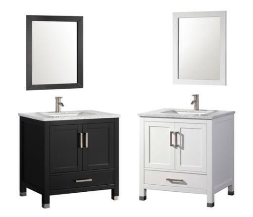 Fashion 36" Single Under-Mount Sink Modern Bathroom Vanity