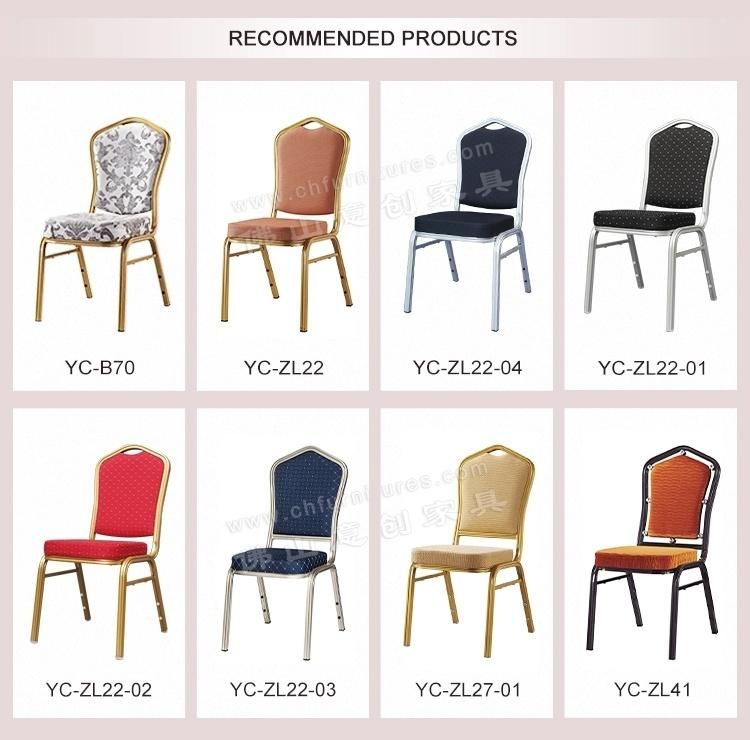 Yc-Zl26-01 Stackable Aluminum Banquet Dining Chair for Sale