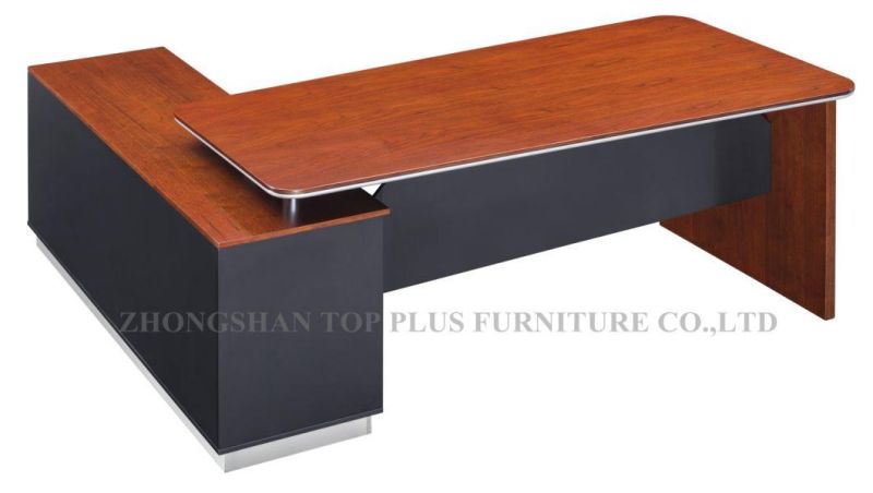 L Shape Wooden Furniture Painting Office Table Office Furniture (ZJ-16B)