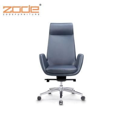 Zode Modern Nordic Style Executive Leather High Back Moving Chair Office