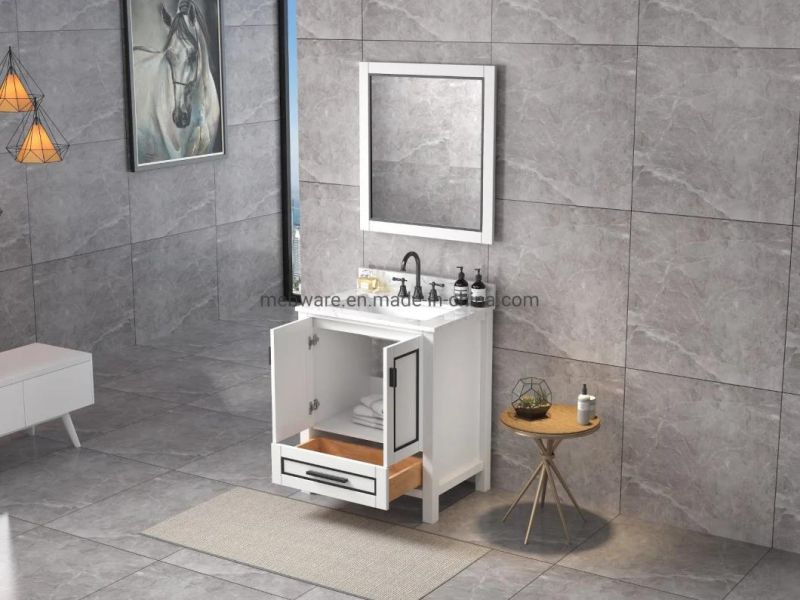 24inch Grey Vanity with Mirror