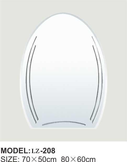 Hot Sale Strive Clear Bathroom Sliver Mirror Irregular