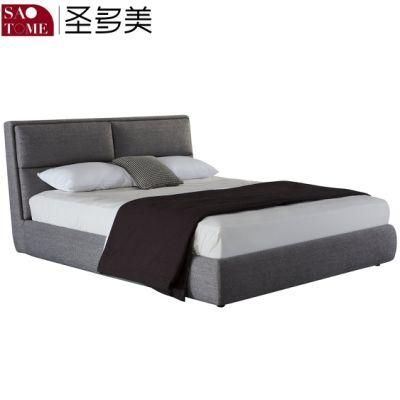 Modern Leather Home Bedroom Hotel Furniture Sofa 150m Double King Bed