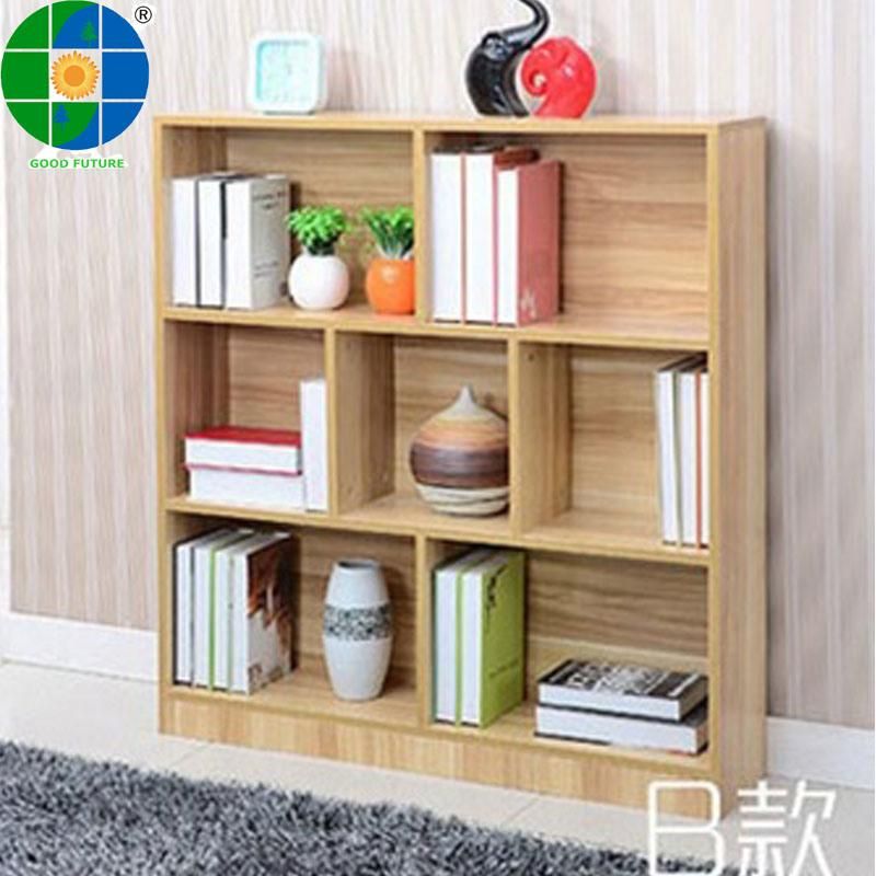 Open Shelf Wooden Cabinet Children Bookcase Customized