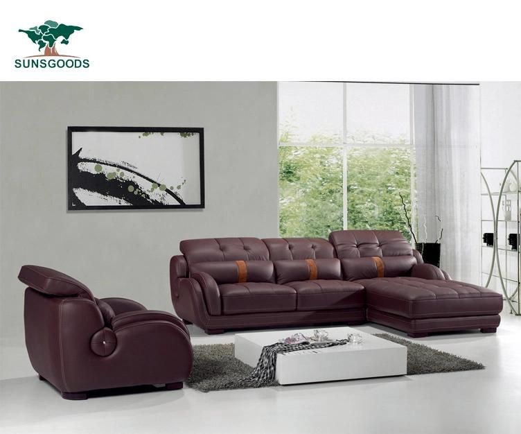 Modern Furniture Leisure L Shape Sectional Corner Sofa