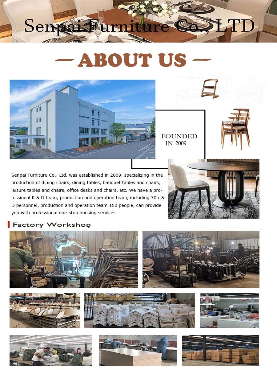 Modern Factory Industrial Wholesale Outdoor Hotel Restaurant Furniture Banquet Dinner Chair PU Leather Steel Furniture Chair