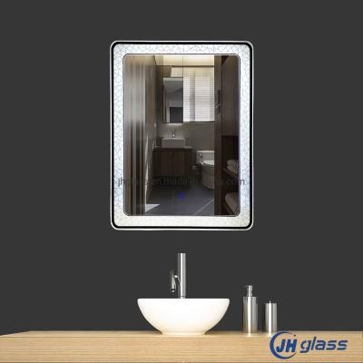 CE Approval Bathroom LED Mirror Lighted Wall Mirror Hotel Bath Supplies Mirror for Home Furniture