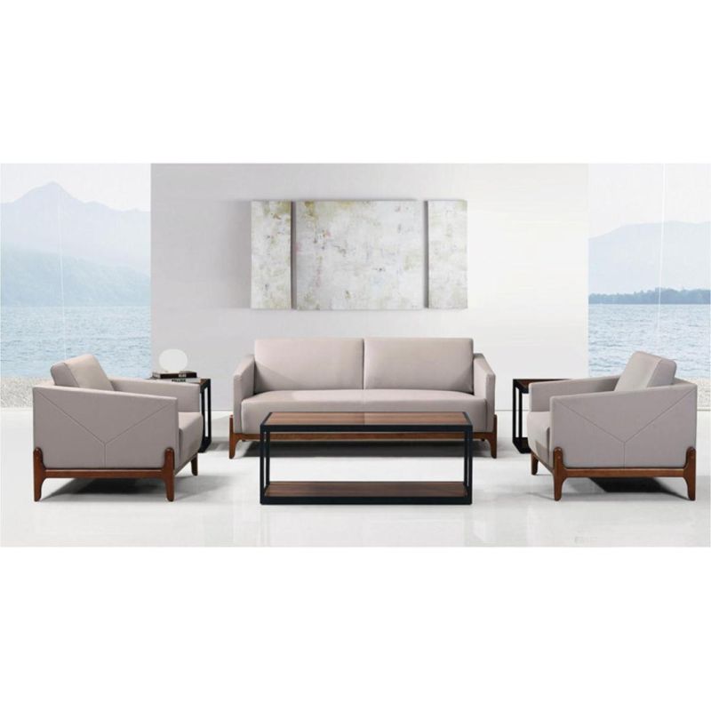 Hotel Office Sectional Modern Leather Sofa for Sale (SZ-SF842)