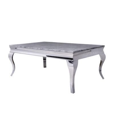 Home Furniture Glass Coffee Table Stainless Steel Furniture